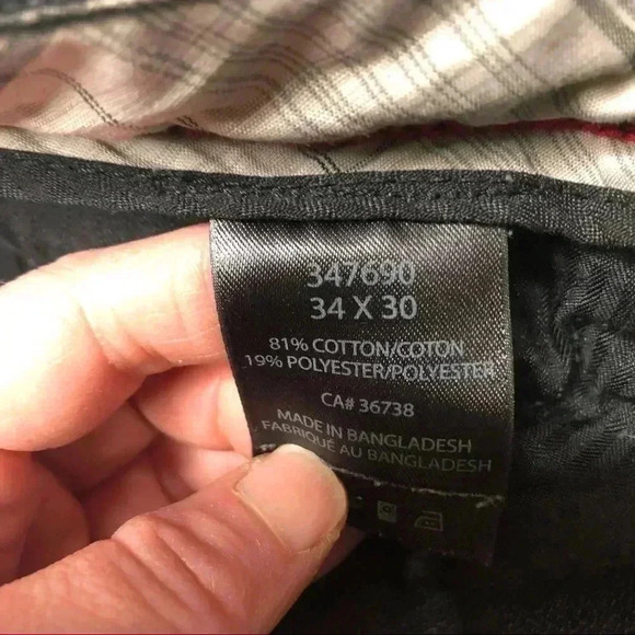 Kenneth Cole Reaction Dress Pants Black Size 34 - Picture 8 of 16